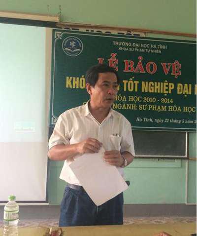 PGS. TS Nguyễn Quốc Thắng nhận xét chung về chất lượng các KLTN của sinh viên năm học 2013-2014