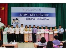 Khoa Sư phạm long trọng tổ chức Lễ tổng kết khóa học cho sinh viên ĐH K7 (2014-2018), CĐ K22 (2015 – 2018)